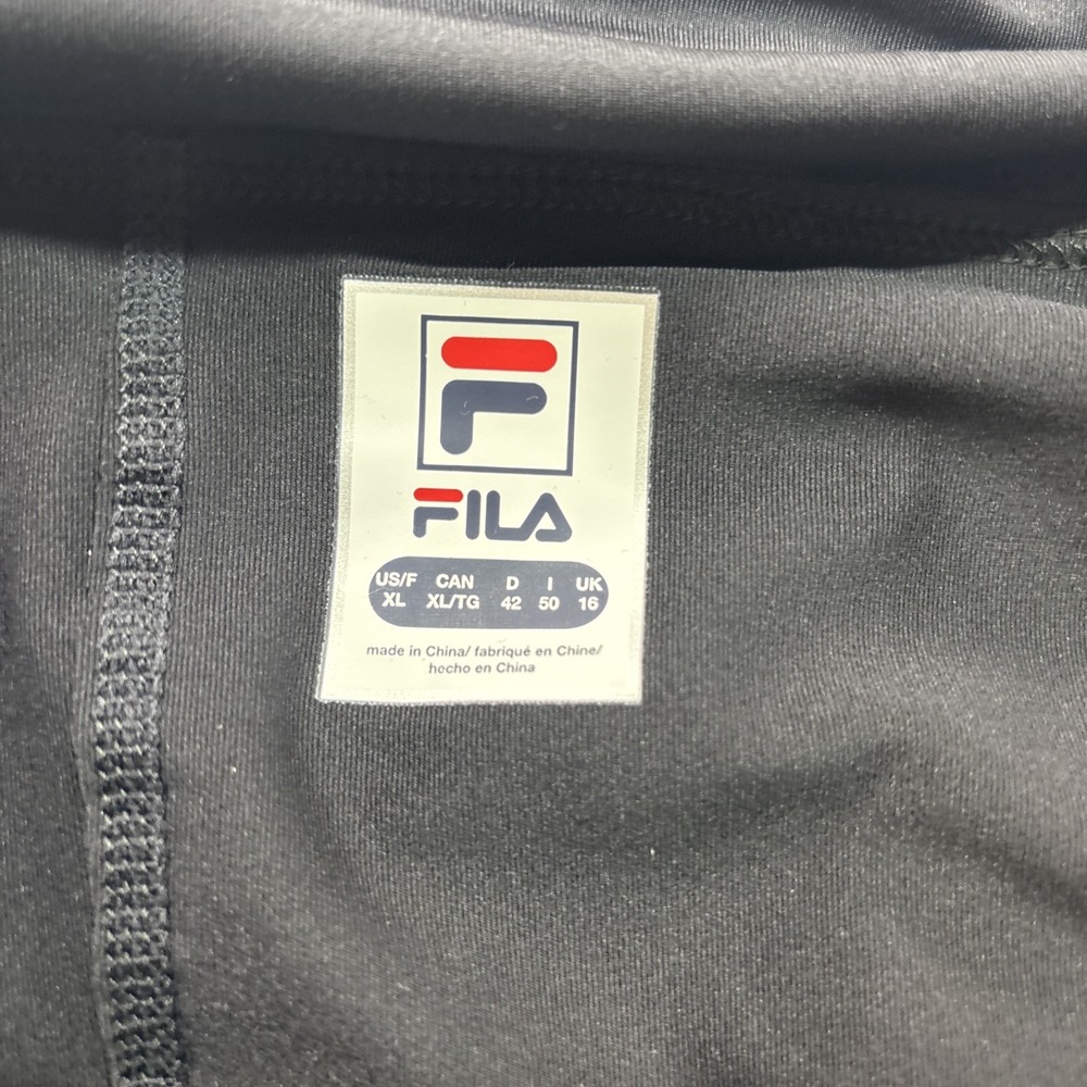 Fila Women's Essential Woven Pleated Skort, Black, XL Athletic‎ Stretch - Picture 4 of 7